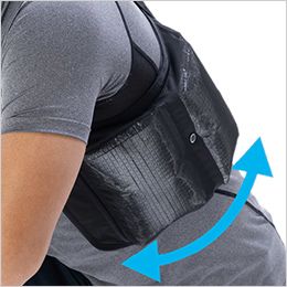 コーコス GI-469 [春夏用]アイスメッシュベスト 保冷剤150g用 6ポケット＆ペルチェ穴[男女兼用] 脇の違和感ゼロへ