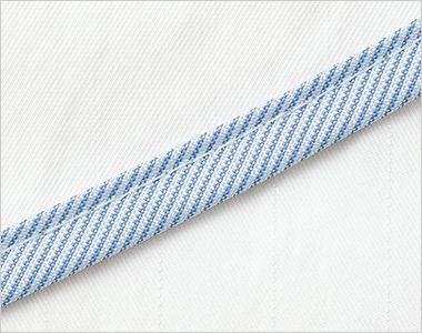 1018SY FLab Folk メンズジャケット 爽やかなサックスブルーのストライプ生地でしっかりとパイピング