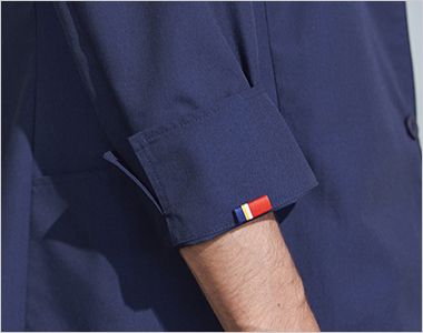 1541NP Folk×Dickies シングルコート(男性用) 折り返して着れる袖デザイン