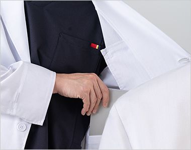 【先行販売商品】ドクターコート フォーク Dickies(ディッキーズ) 表ポケットと同じサイズなのでタブレットが入る