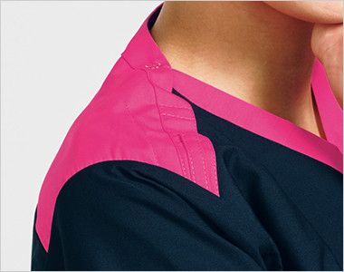 7054SC Folk パントン(男女兼用) スクラブ 両肩 ループ付き