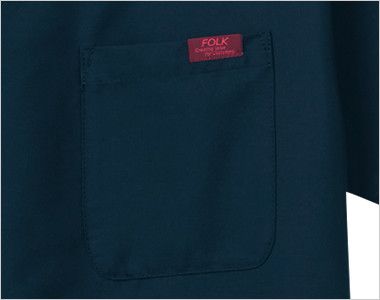 7054SC Folk パントン(男女兼用) スクラブ 左胸 ポケット付き