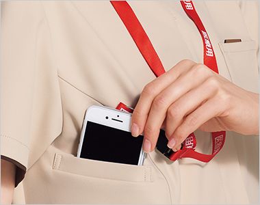 7069SC Folk レディスジップスクラブ(R)[女性用] 機能的な携帯電話ポケット