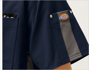 FOLK 7116SC Folk×Dickies スクラブ[男女兼用] ディッキーズロゴ入りリベット付ポケット
