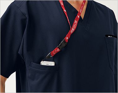 FOLK 7116SC Folk×Dickies スクラブ[男女兼用] 携帯電話ポケット
