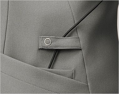 FOLK 7118SC チュニック[女性用] インカムなどのコードを留められる左腰タブ付き