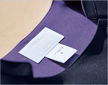 FOLK 7119SC チュニック[女性用] 配色の背見返し