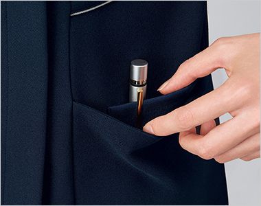 FOLK 7119SC チュニック[女性用] 収納に便利な両腰二重ポケット付き