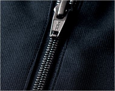 FOLK 9008SC Folk×Dickies ニットブルゾン[男女兼用] 金属風のファスナー。