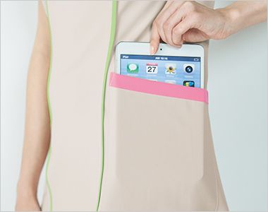 HI709 ワコール レディススクラブ(女性用) タブレットサイズのポケット