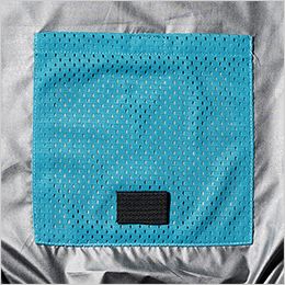 A.S.S.ワークベスト 背中に空気を冷やす保冷剤用ポケット