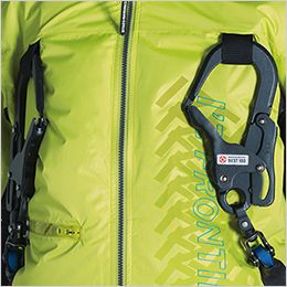 アイズフロンティア 10215 [春夏用]フルハーネス対応・ユーロテイストA.S.半袖ジャケット[男性用] ハーネス用フック掛け