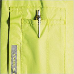 アイズフロンティア 10215 [春夏用]フルハーネス対応・ユーロテイストA.S.半袖ジャケット[男性用] 小物が入る左袖ペンポケット