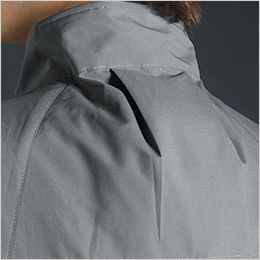 アイズフロンティア 10225 [春夏用]フルハーネス対応・ユーロテイストA.S.半袖ジャケット[男性用] 首後ろの立体構造で衣服内を風が駆け巡る