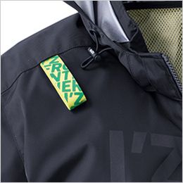 アイズフロンティア 10245S [春夏用][4つ穴]A.S.S.半袖ワークジャケット[男性用] ロゴ入りハーネス対応テープは内側に収納できます