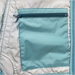 アイズフロンティア 10245S [春夏用][4つ穴]A.S.S.半袖ワークジャケット[男性用] 内ポケット。ファスナー仕様