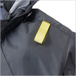 アイズフロンティア 10255S [春夏用][4つ穴]A.S.S.半袖ワークジャケット[男性用] ロゴ入りハーネス対応テープは内側に収納できます