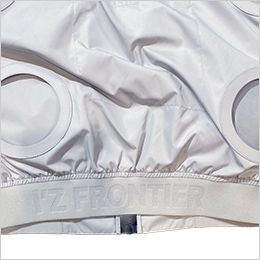 アイズフロンティア 10265S [春夏用][4つ穴]A.S.S.半袖ワークジャケット[男性用] 腰の締め付けがソフトなロゴ入りジャガードゴムベルト