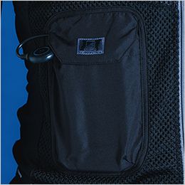 アイズフロンティア 1073 [春夏用]冷却ペルチェ3個タイプインナーベスト[男性用] 裏側に断熱材を使用したバッテリー収納ポケット