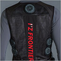 冷却ペルチェ5個タイプ インナーベスト 5台のペルチェデバイスで環境温度から最大約25℃マイナスの冷却