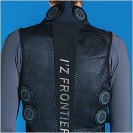 冷却ペルチェ6個タイプ インナーベスト 6台のペルチェデバイスで環境温度から最大約25℃マイナスの冷却