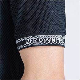 アイズフロンティア 118 [春夏用]ハードメッシュストレッチ半袖ポロシャツ[男性用] 袖にデザインリブ仕様