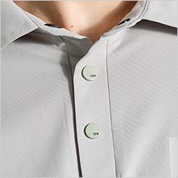 アイズフロンティア 119 [春夏用]ライトドライストレッチ半袖ポロシャツ[男性用] 存在感のある前立てオリジナルボタン仕様