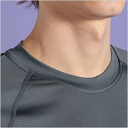 アイズフロンティア 311 [通年]ポイントコンタクトコンプレッションシャツ[男性用] 首元はスッキリとしたクルーネックタイプ