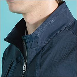アイズフロンティア 3130 [春夏用]ウィローリップストレッチワークジャケット[男性用] 先進的な印象の衿デザイン