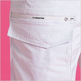 アイズフロンティア 3204 [春夏用]3Dバンプストレッチハーフパンツ[男性用] 右側ファスナー付きカーゴポケット