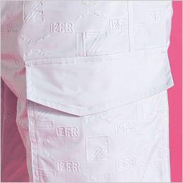 アイズフロンティア 3204 [春夏用]3Dバンプストレッチハーフパンツ[男性用] 左側フラップポケット