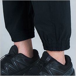 コットンナイロンストレッチ ジョガーパンツ 裾ゴム仕様
