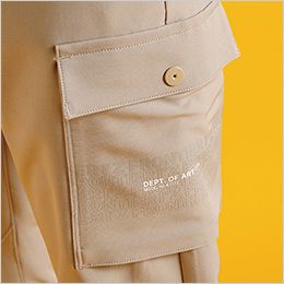 アイズフロンティア 3373 [秋冬用]レペルアブソーブA.D.ストレッチジョガーパンツ[男性用] 両側フラップ付き大型カーゴポケット