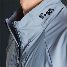 アイズフロンティア 3418 [春夏用]超接触冷感ナイロンストレッチワークジャケット[男性用] シャープな襟元とフロントファスナー