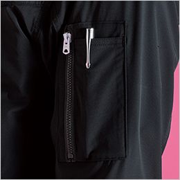 アイズフロンティア 3490 [春夏用]コールドフィールストレッチワークジャケット[男性用] 左袖ファスナー付きペン差しポケット