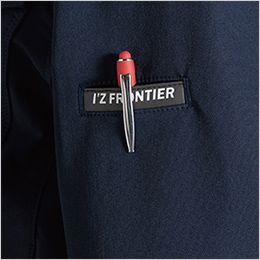 アイズフロンティア 3700 [秋冬用]A.D.ストレッチナイロンワークジャケット[男性用] スタイリッシュな左袖ペン差しポケット