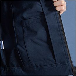 アイズフロンティア 3700 [秋冬用]A.D.ストレッチナイロンワークジャケット[男性用] 左内側ポケット