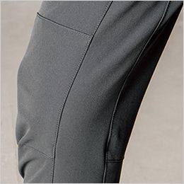 3792 アイズフロンティア 2WAY ストレッチカーゴパンツ 膝部分は動きやすい3Dカッティング