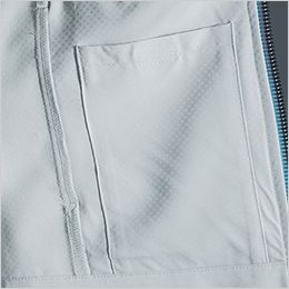 アイズフロンティア 3850 [春夏用]吸水速乾A.D.ストレッチワークジャケット[男性用] 左脇内ポケット
