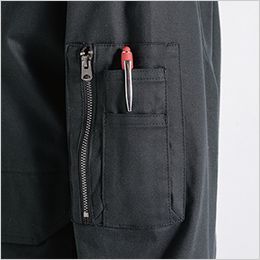 アイズフロンティア 5210 [秋冬用]フィネストフィールストレッチワークジャケット[男性用] スタイリッシュな左袖ペンポケット