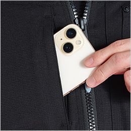 アイズフロンティア 5400 [春夏用]パウダーエアーストレッチワークジャケット[男性用] スマホが入る右胸縦ポケット