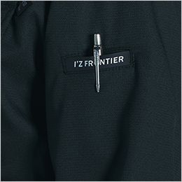 スタジャンテイストナイロンストレッチワークジャケット シンプルなペンポケット