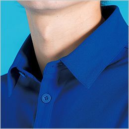 アイズフロンティア 615 [春夏用]エコロジードライストレッチ半袖ポロシャツ[男性用] シンプルデザインでも拘りの前立て