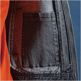 アイズフロンティア 7310 [秋冬用]3Dストレッチデニムワークジャケット[男性用] 左脇内ポケット