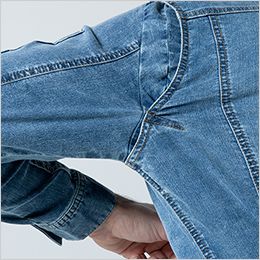 7410 アイズフロンティア アイスフィールデニムジャケット 3Dカッティングによる抜群の動きやすさ