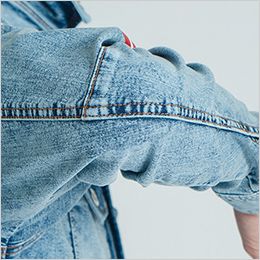 接触冷感ストレッチデニムワークジャケット 3Dカッティングによる抜群の動きやすさ