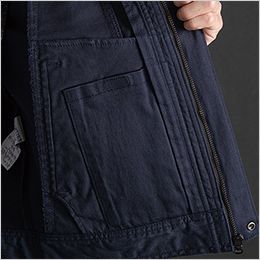 アイズフロンティア 7950 [通年]コットンストレッチワークジャケット[男性用] 左脇内ポケット
