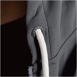 アイズフロンティア 8610 [秋冬用]ライトウェイトストレッチF.Z.アクティブフーディー[男性用] フードの開きを調整できるフードスピンドル紐