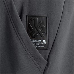 アイズフロンティア 8619 [秋冬用]ライトウェイトストレッチワークフーディー[男性用] 脇ポケットにハイセンスなワンポイントワッペン