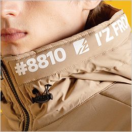 アイズフロンティア 8810 [秋冬用]ハイブリットストレッチ裏ボアパーカー[男性用] 程良く首にフィットする絶妙なフード設計